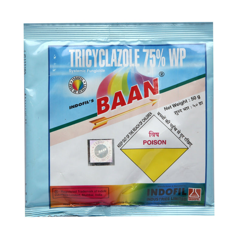 Buy BAAN (Tricyclazole 75 % WP.) Online - Agritell.com