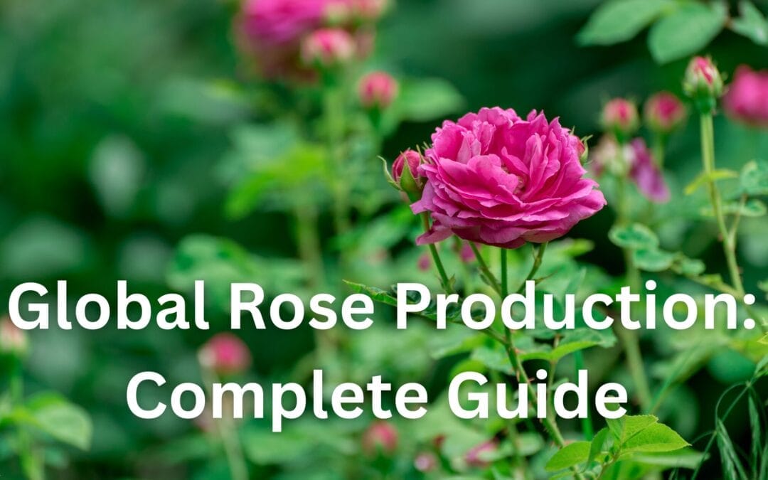 Global Rose Production: Complete Guide to Growing and Cultivation Methods.