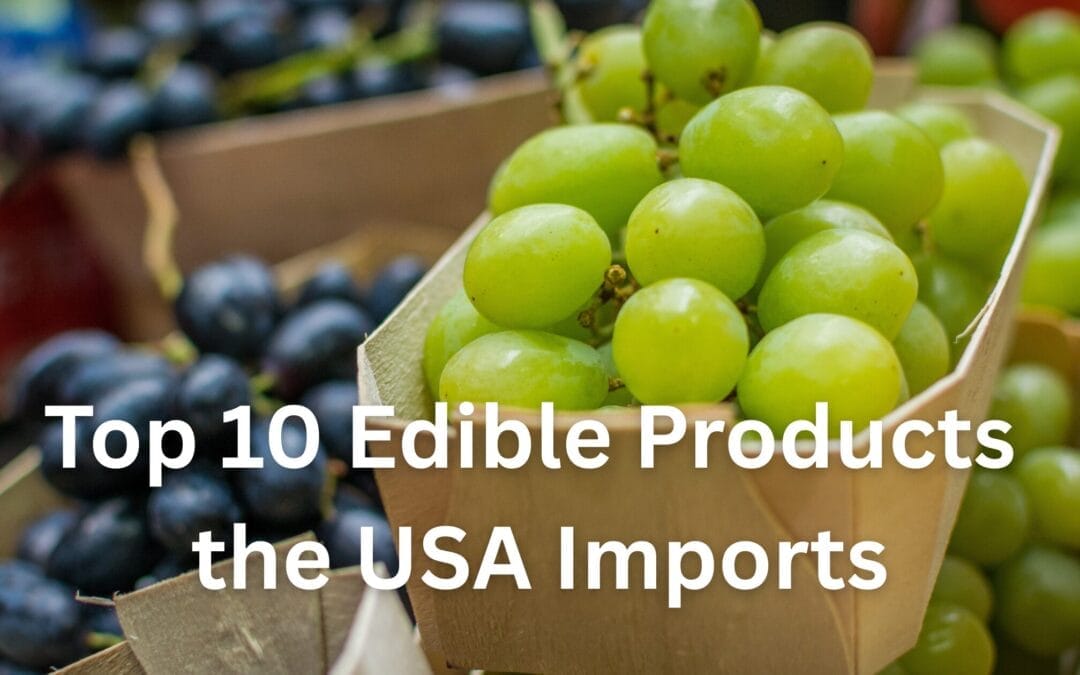 Top 10 Edible Products the USA Imports: A Global Food Supply Chain