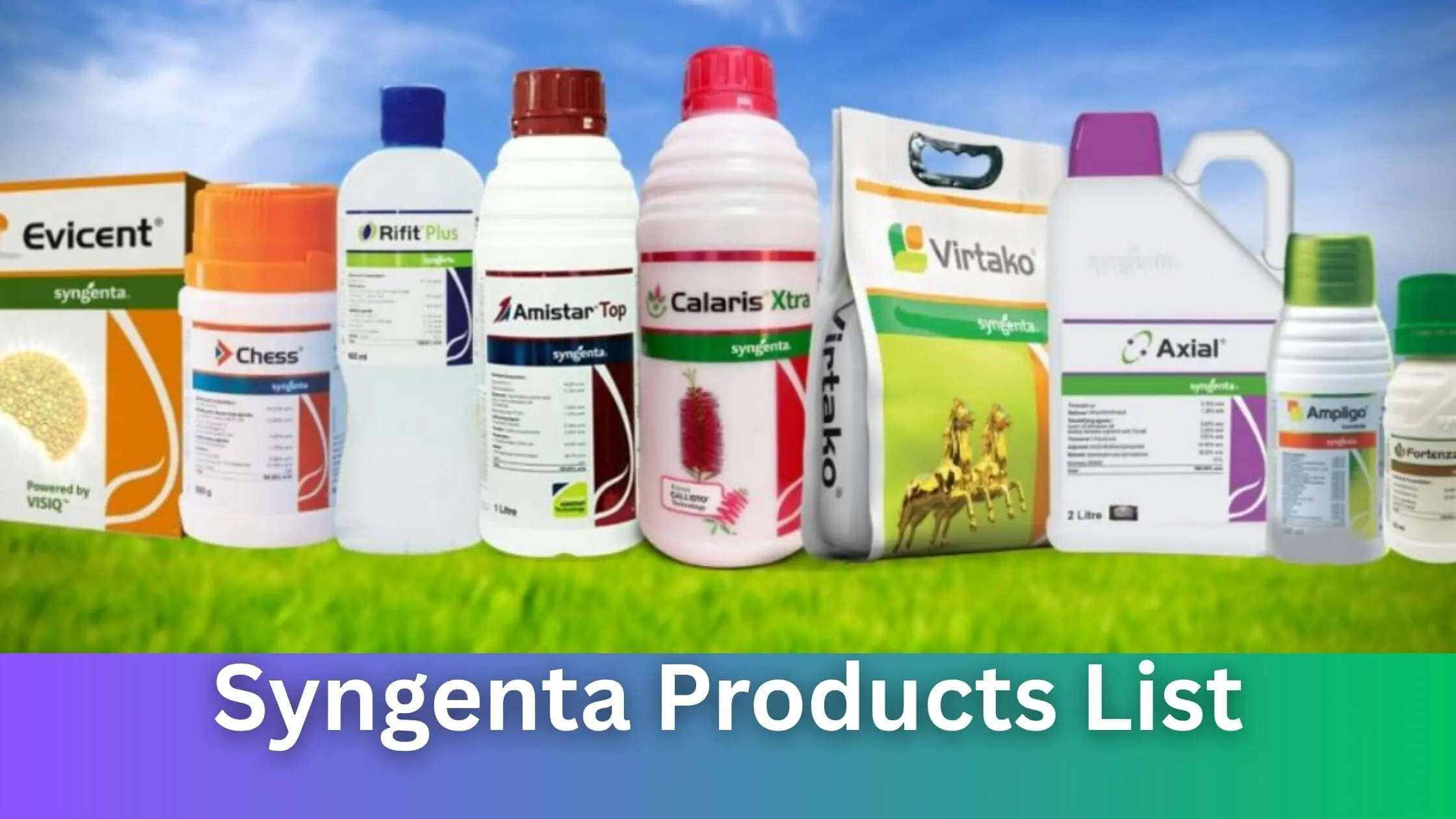 Syngenta Product List
