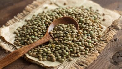 India's green lentil