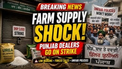 Punjab Agro Dealers Go on Strike Over the central government's unfair policies.